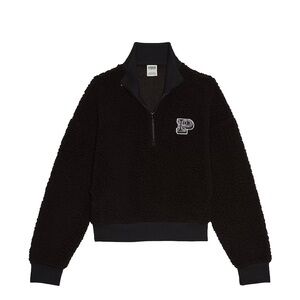Victoria’s secret PONK Cozy FLEECE HALF-ZIP PULLOVER black size small